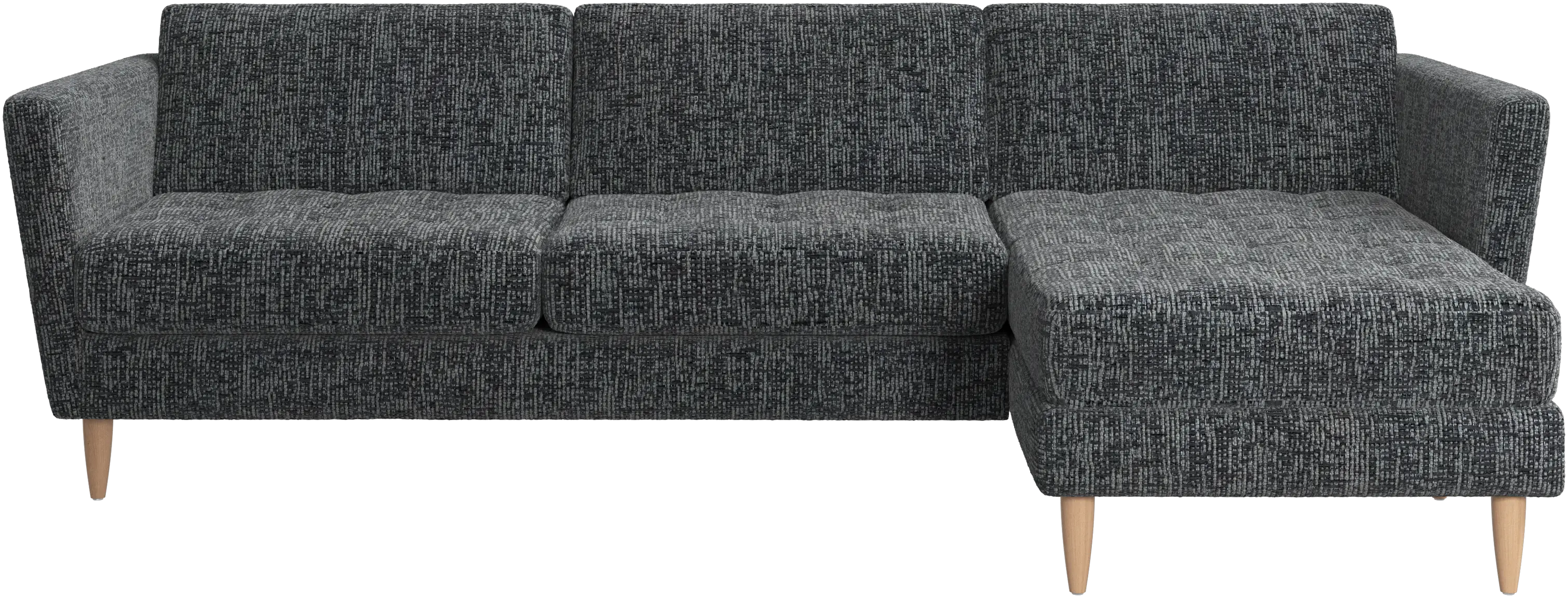 Osaka sofa with resting unit, tufted seat