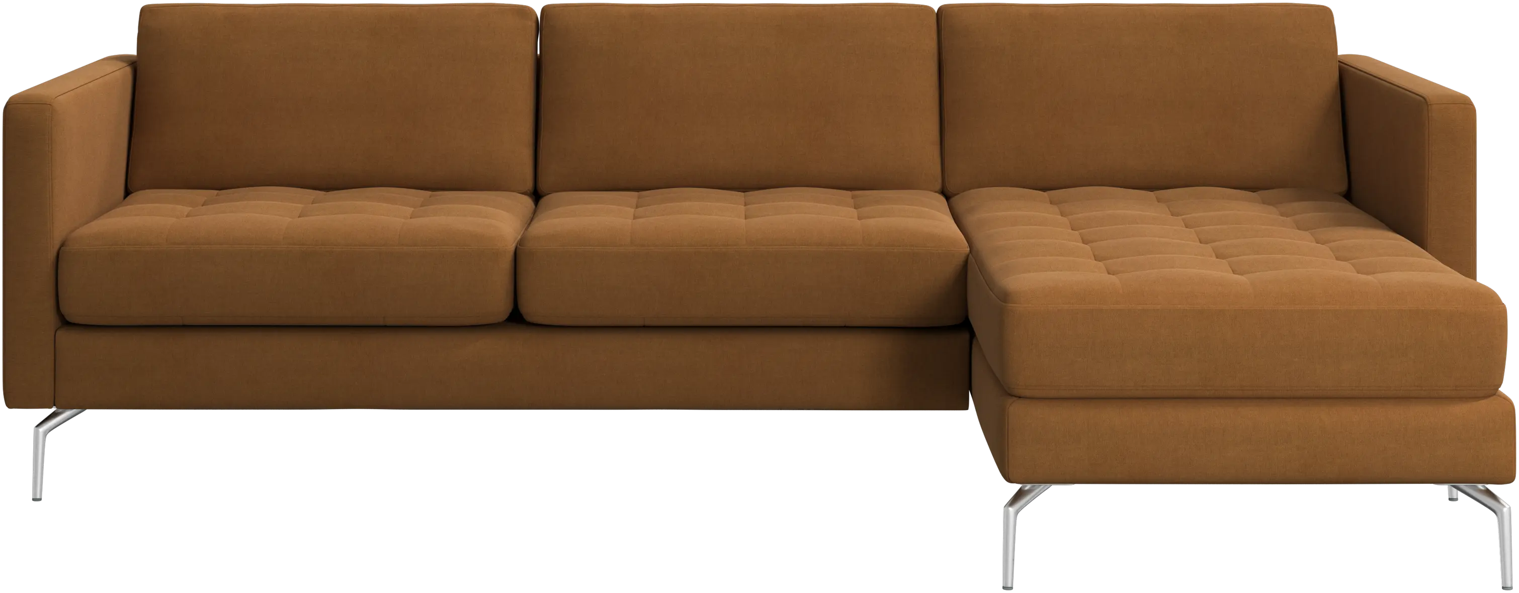 Osaka sofa with resting unit, tufted seat