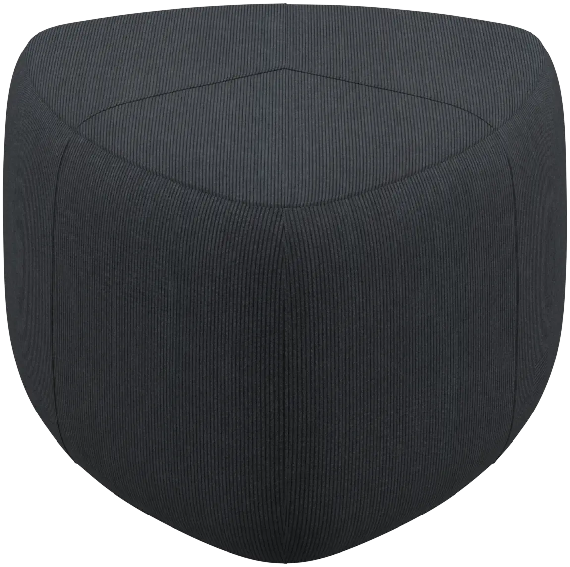 Footstool Bermuda footstool - Steel Skagen fabric