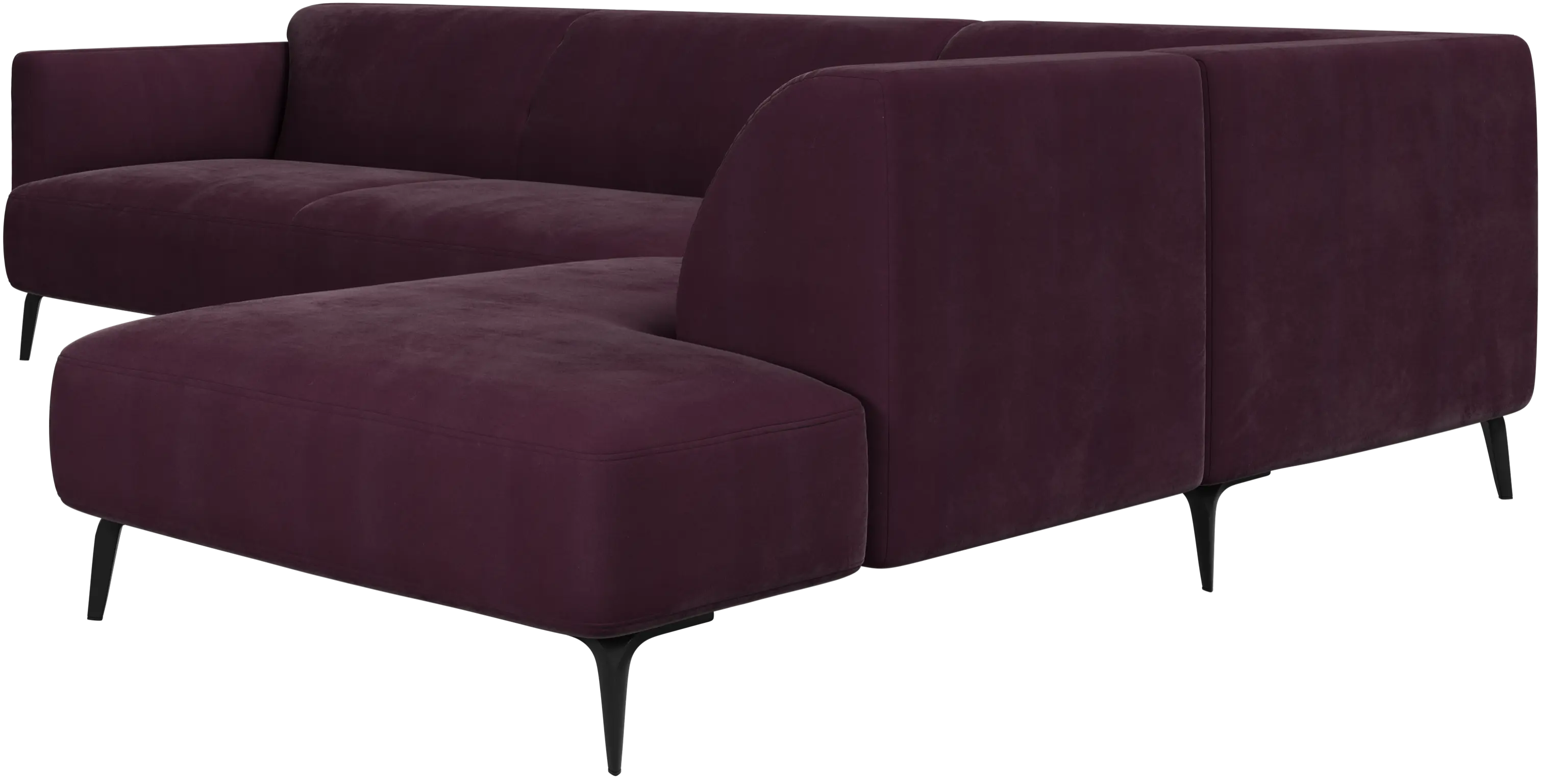 Modena corner sofa with lounging unit