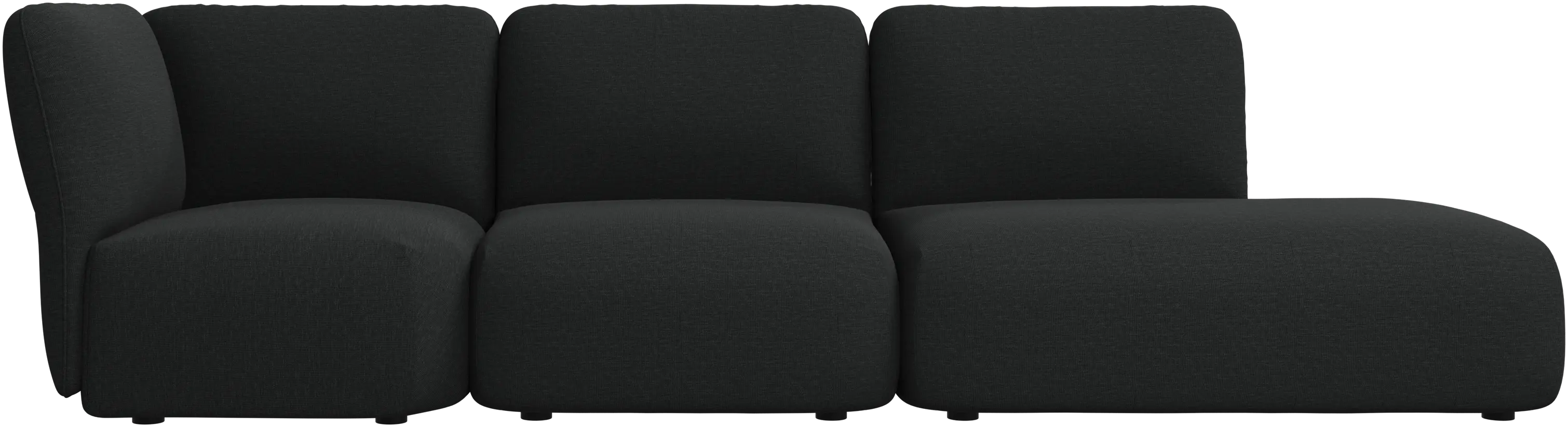 Paraggi sofa with lounging unit left