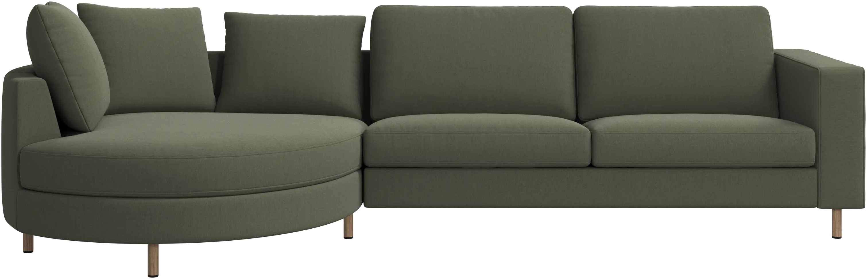 Indivi sofa with chaise longue left