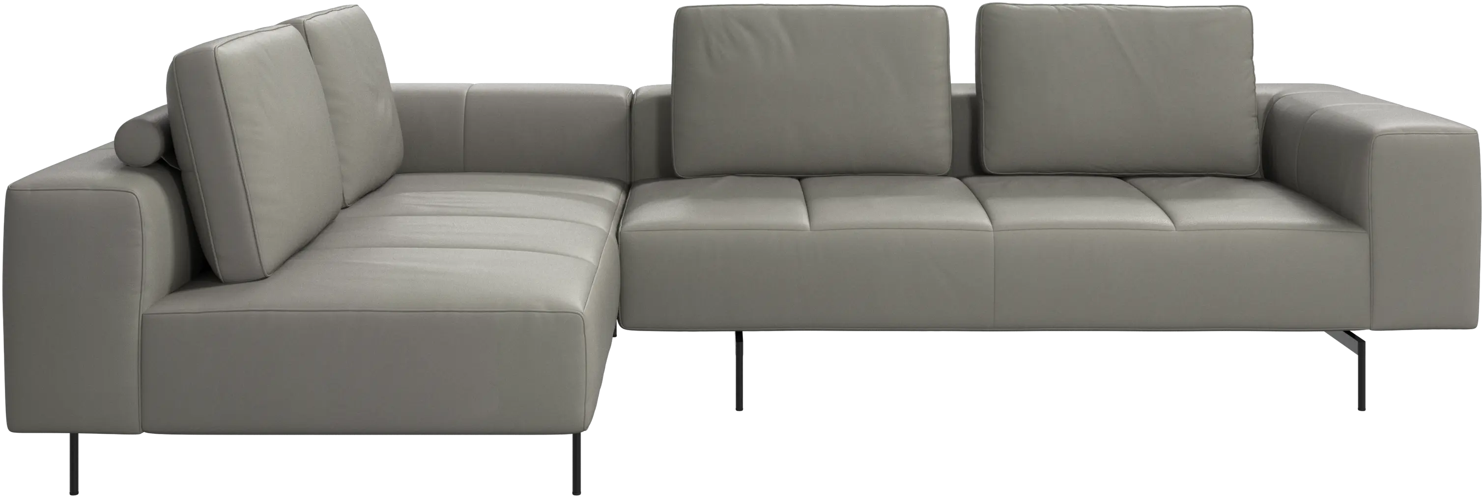 Amsterdam corner sofa with lounging unit