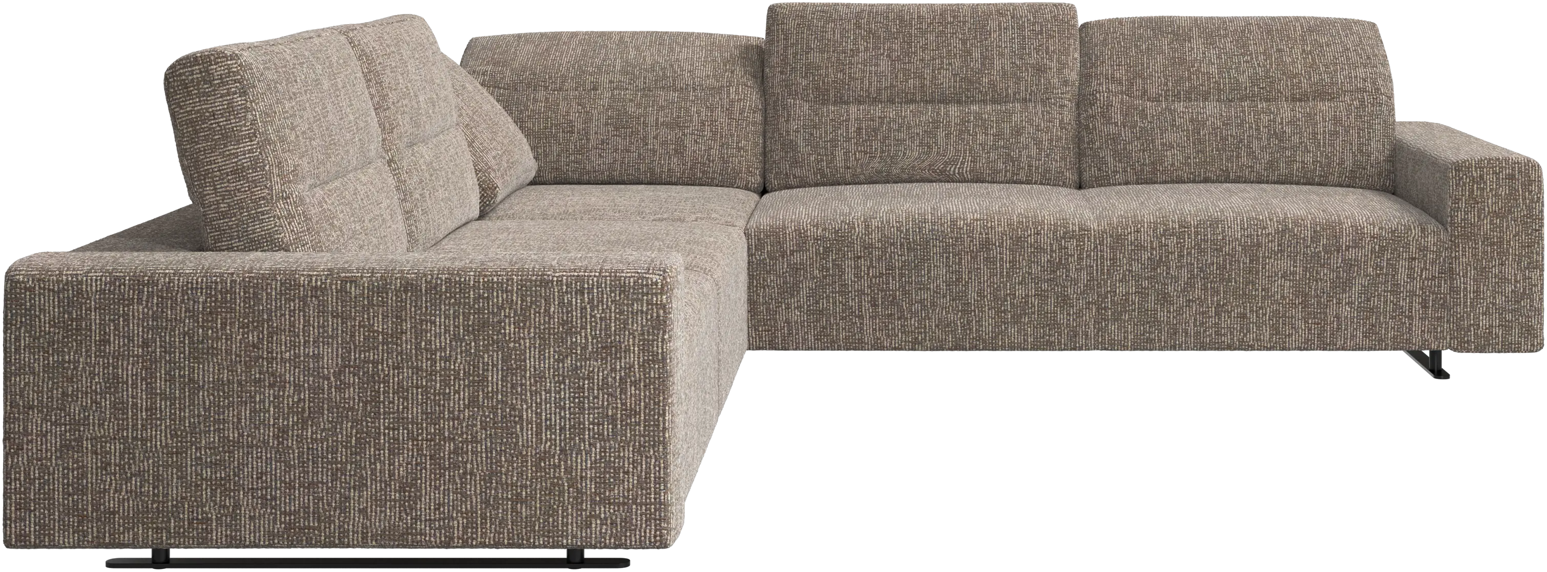 Hampton corner sofa with adjustable back