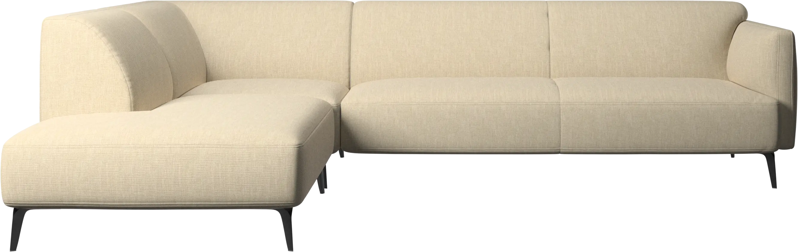 Modena corner sofa with lounging unit