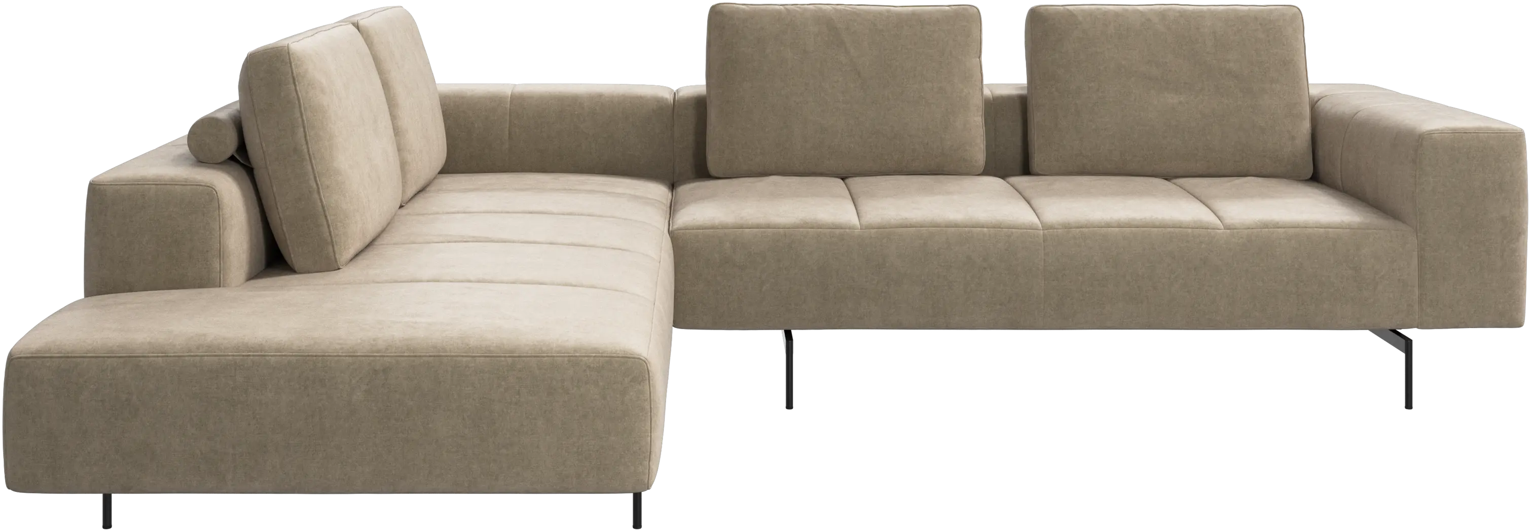 Amsterdam corner sofa with lounging unit