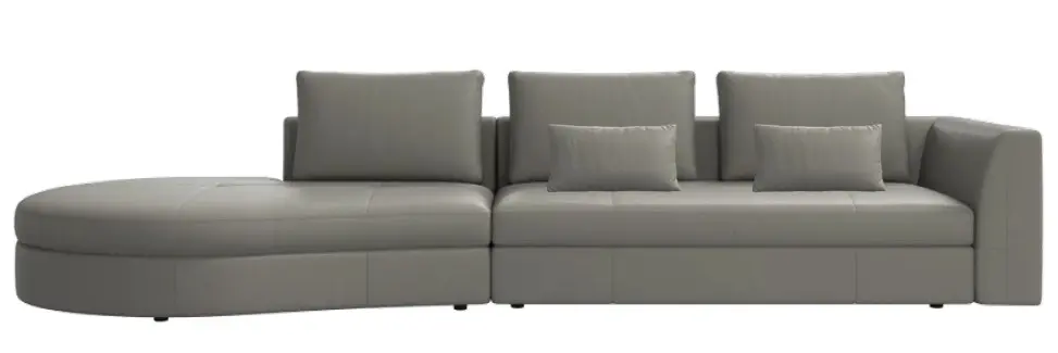 Sofas Bergamoソファ　ラウンドユニット左