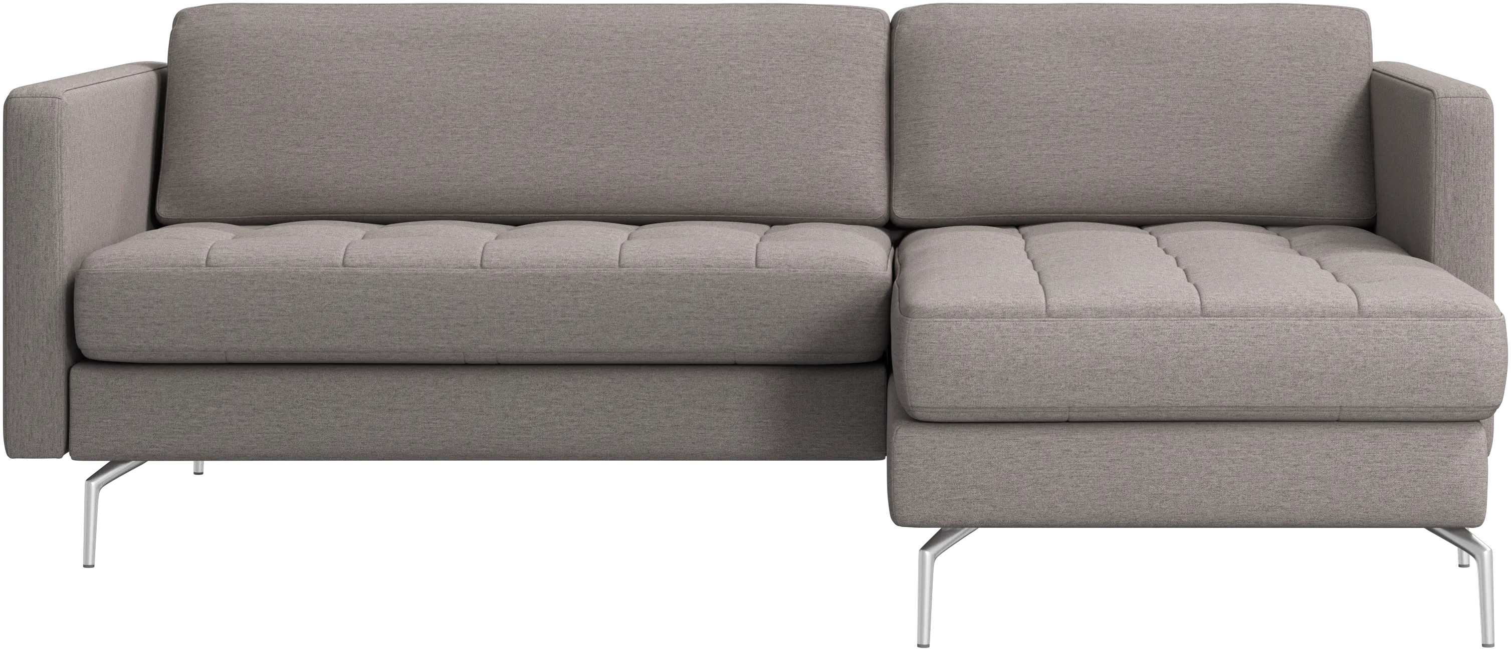 Osaka sofa with resting unit, tufted seat