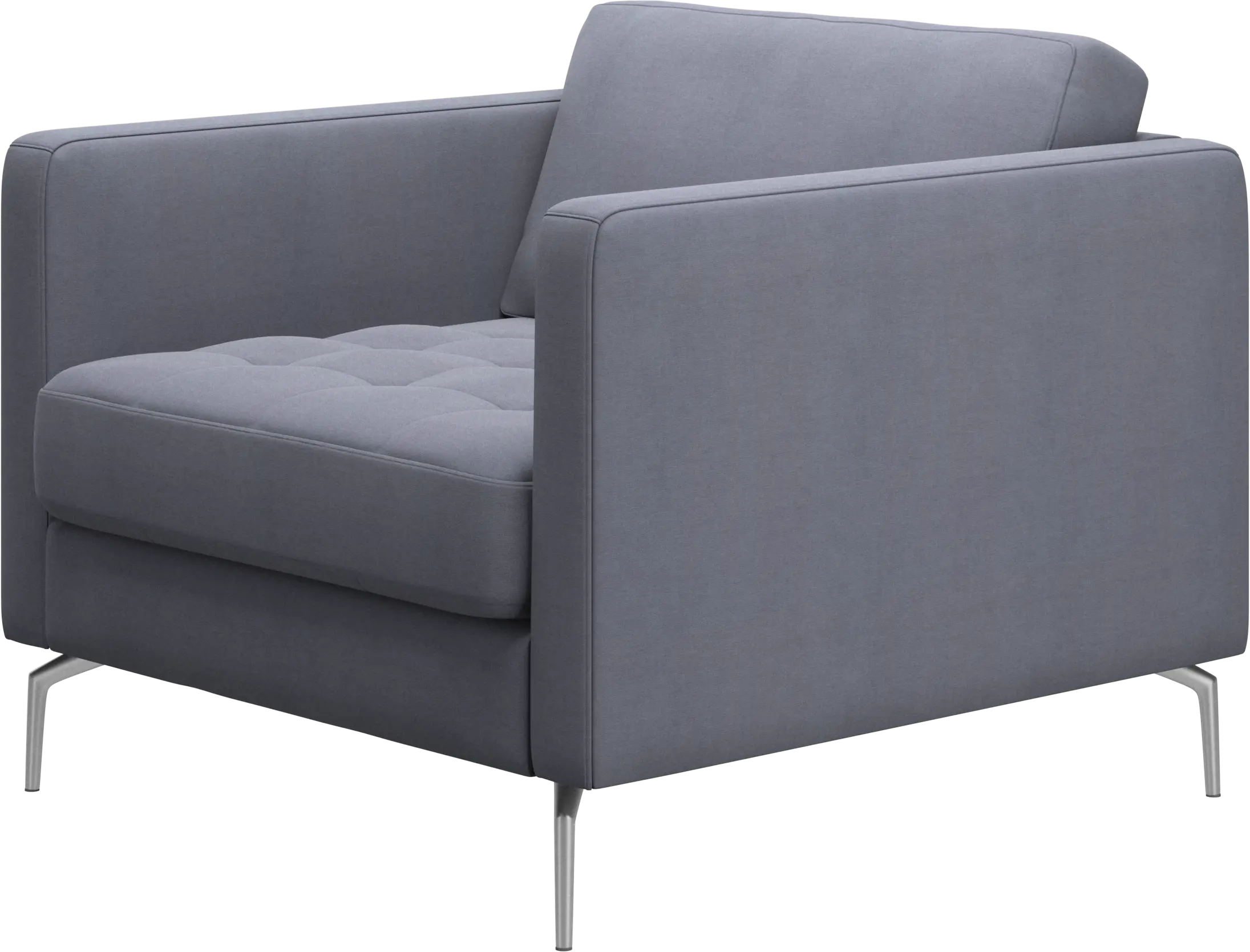 Osaka chair, tufted seat