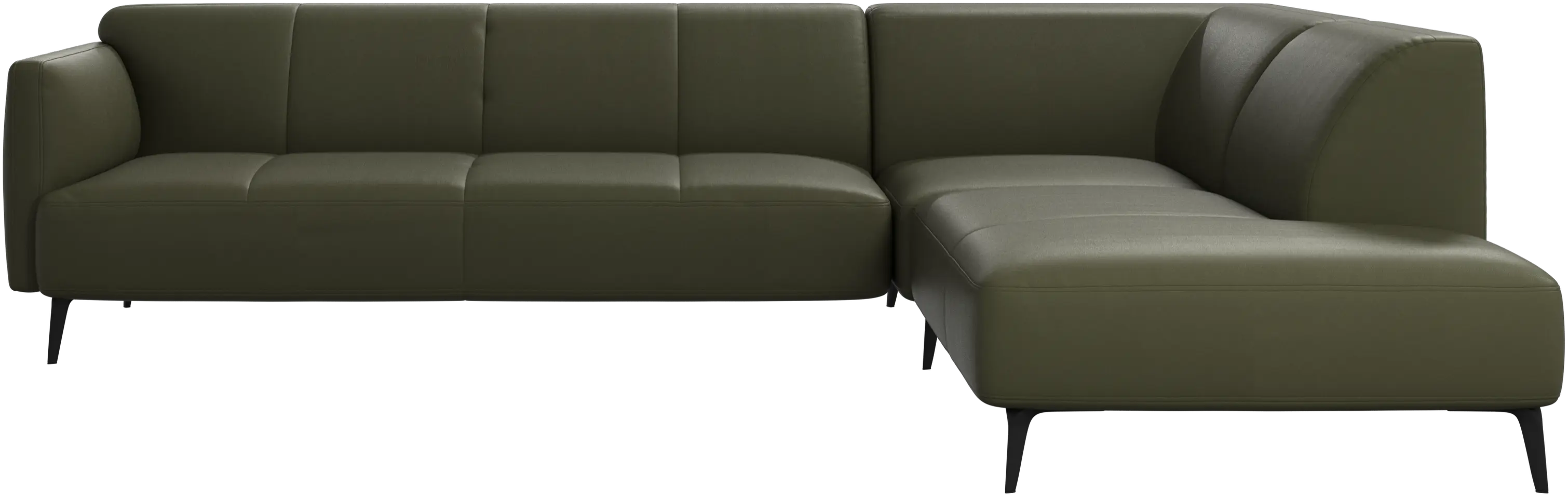 Modena corner sofa with lounging unit
