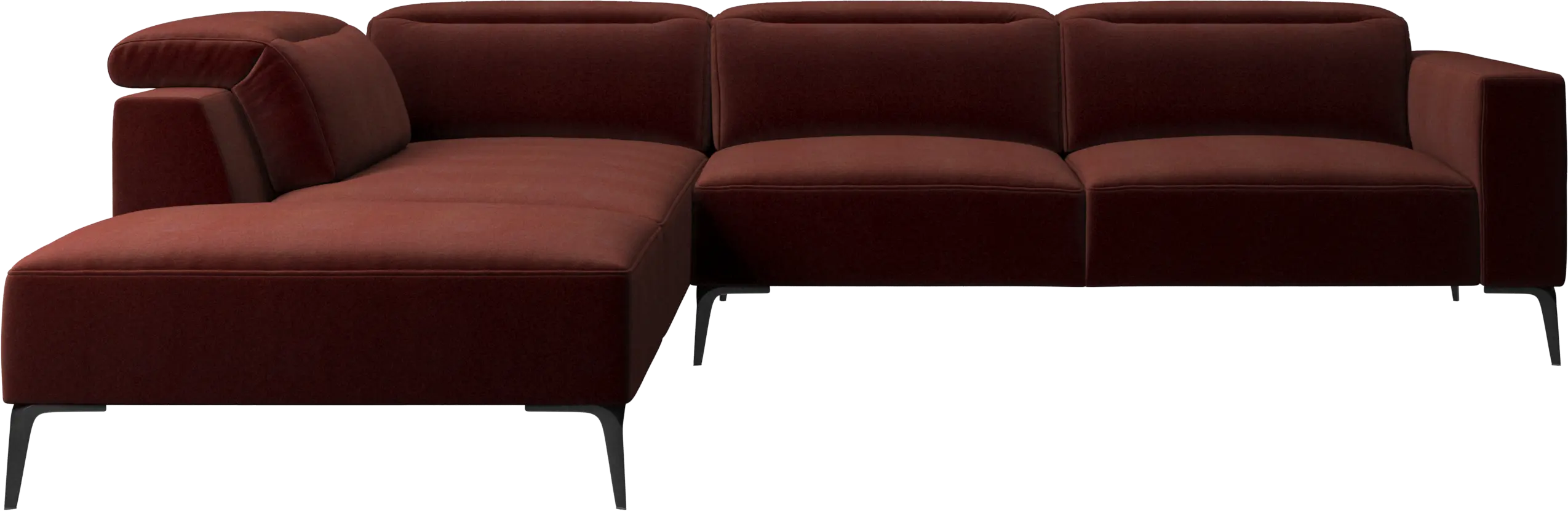 Zürich corner sofa with lounging unit