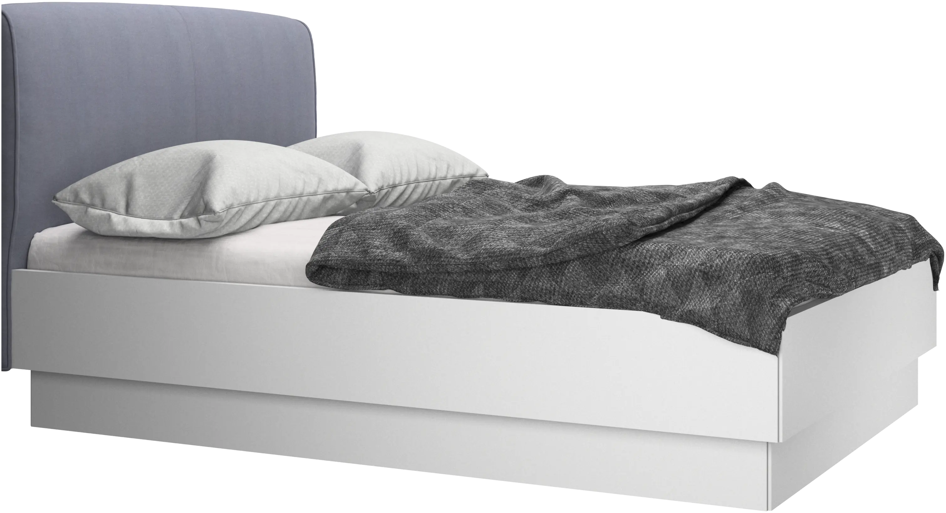Houston, upholstered bed with storage