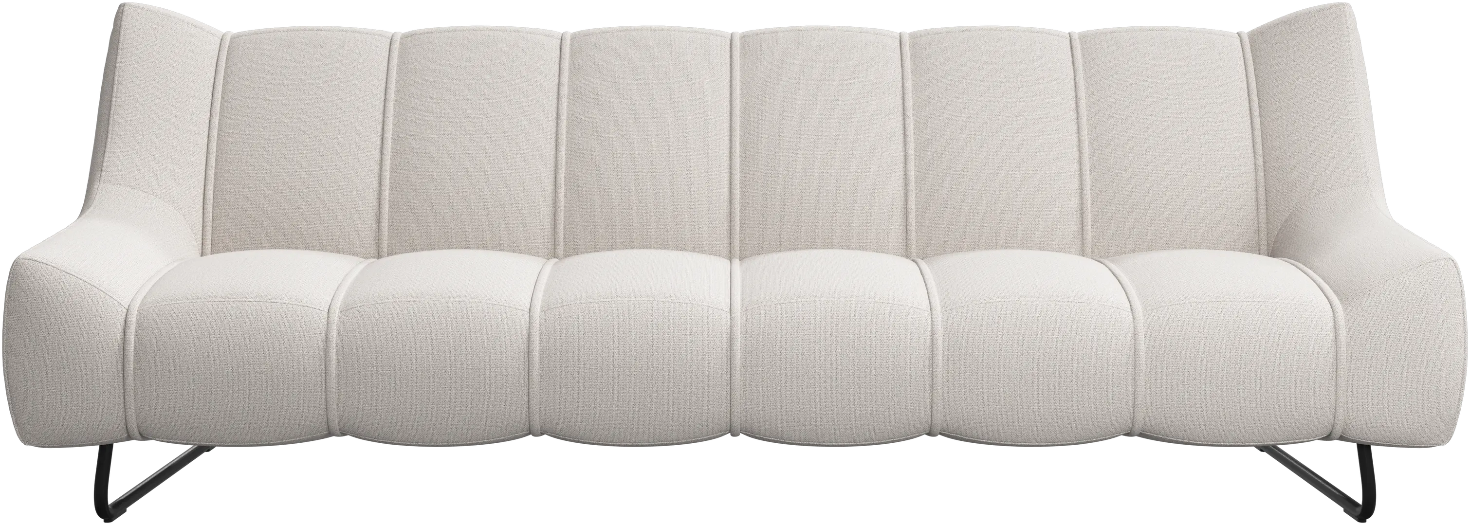 Sofá Nawabari de 3 plazas, patas bajas