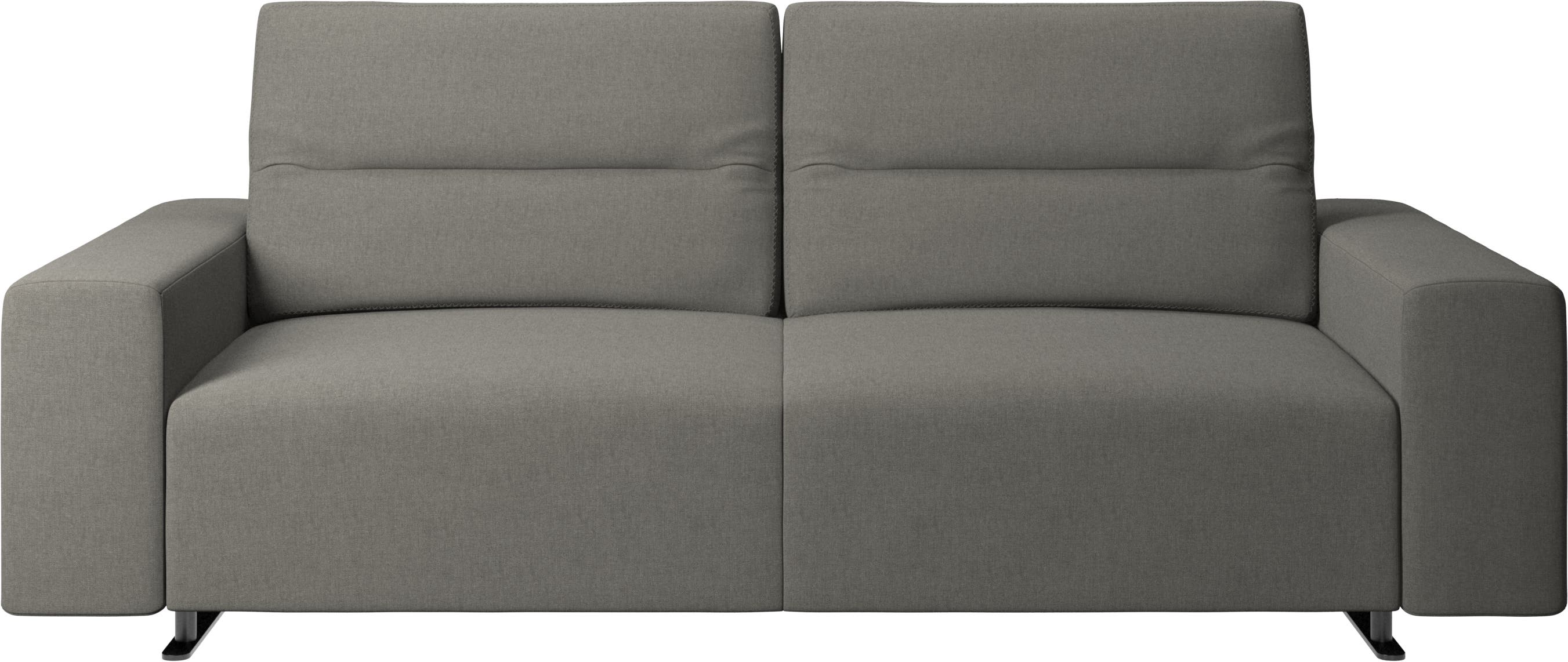 Hampton-sohva säädettävällä selkänojalla ja säilytystila oikealla