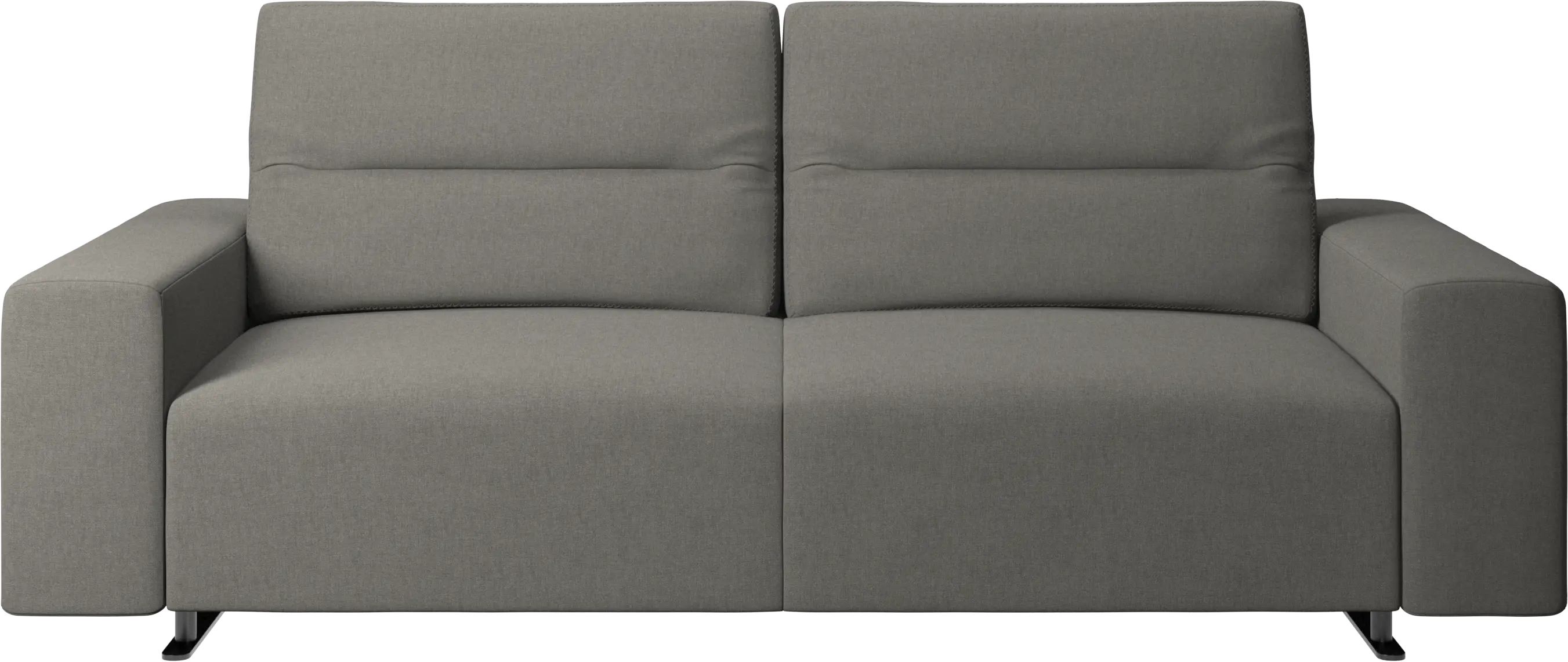 Hampton sofa with adjustable back and storage on the right side