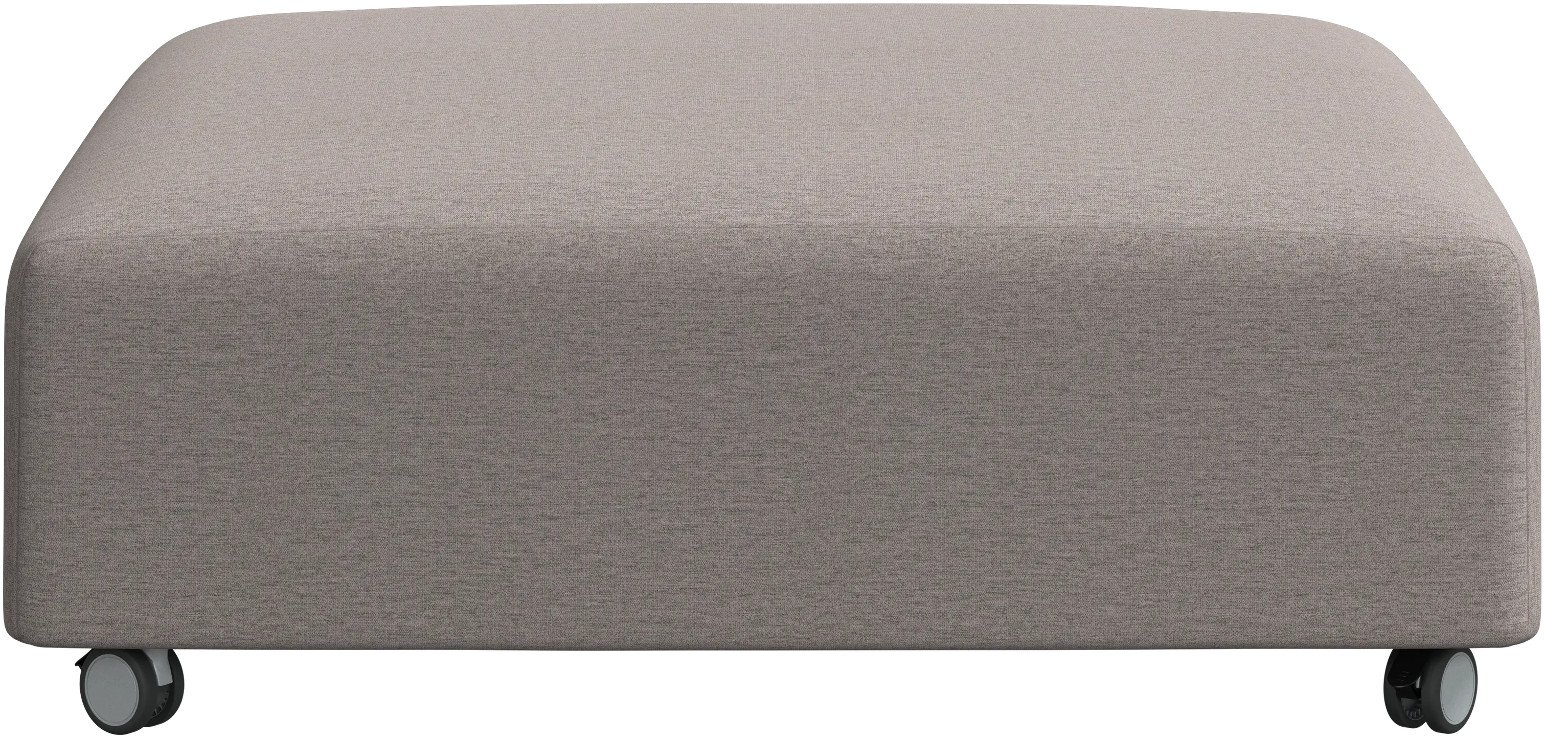 Hampton pouf on wheels
