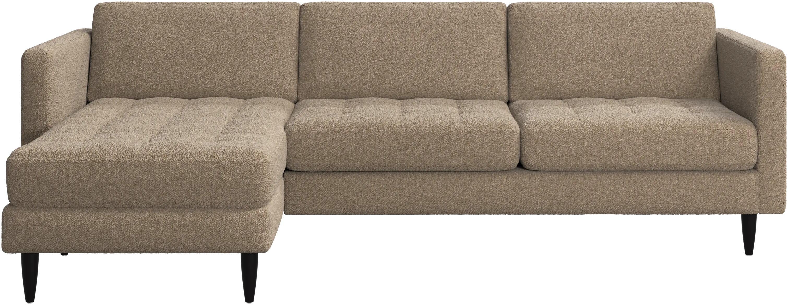 Osaka sofa with resting unit, tufted seat