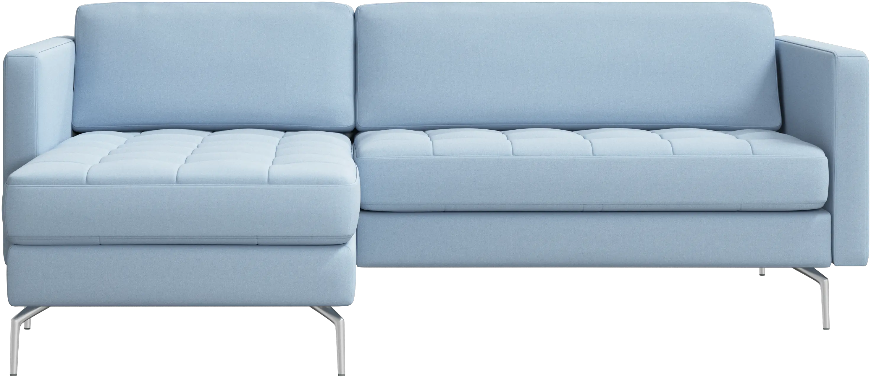 Osaka sofa with resting unit, tufted seat