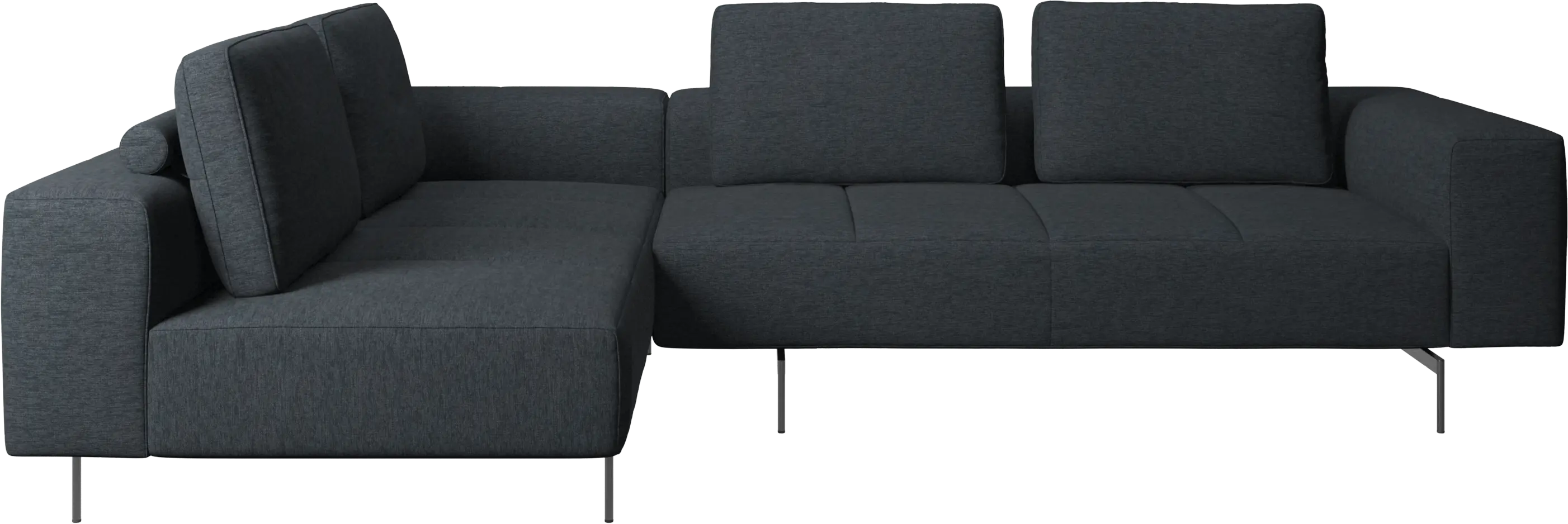 Amsterdam corner sofa with lounging unit