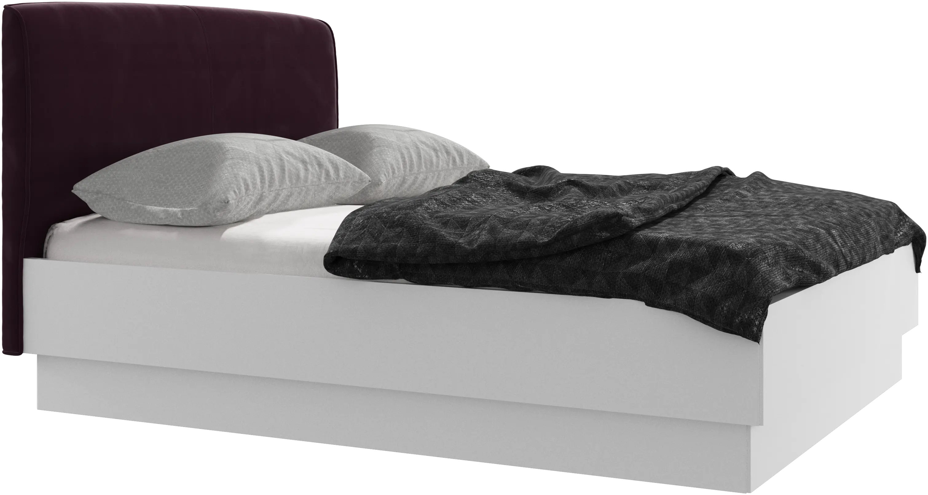 Houston, upholstered bed with storage
