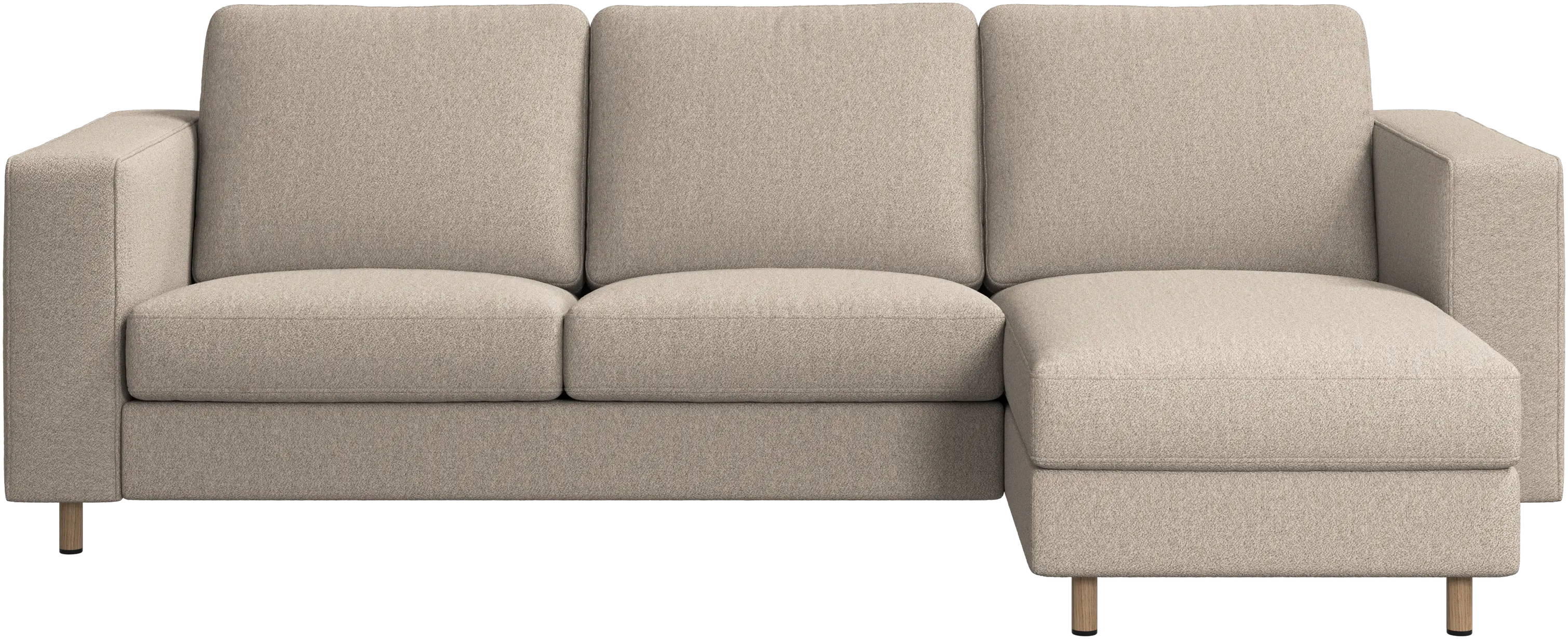 Sofá Indivi con módulo chaise-longue a la derecha