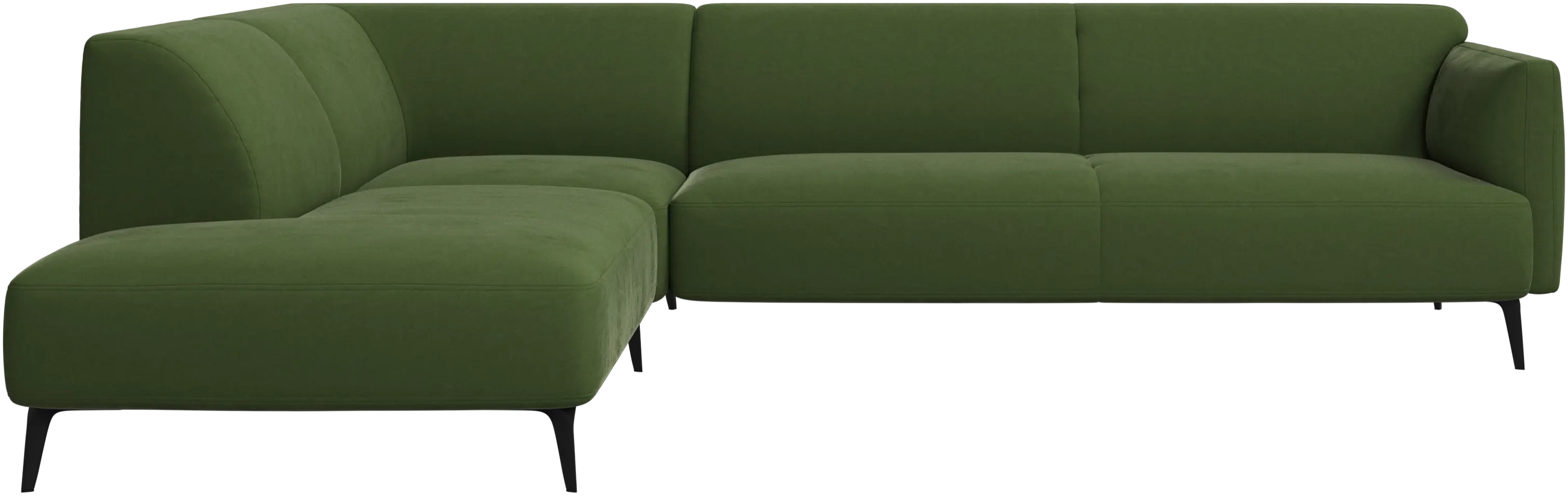 Modena corner sofa with lounging unit