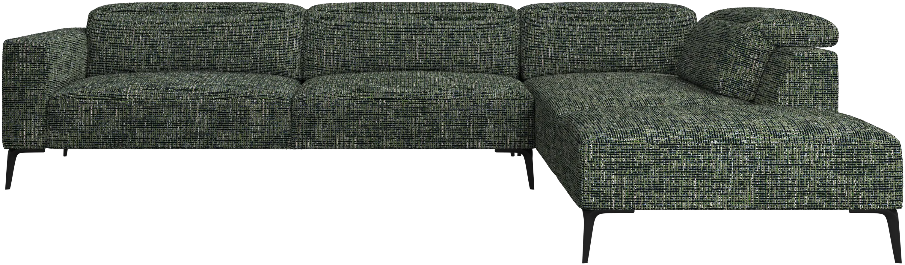 Zürich corner sofa with lounging unit