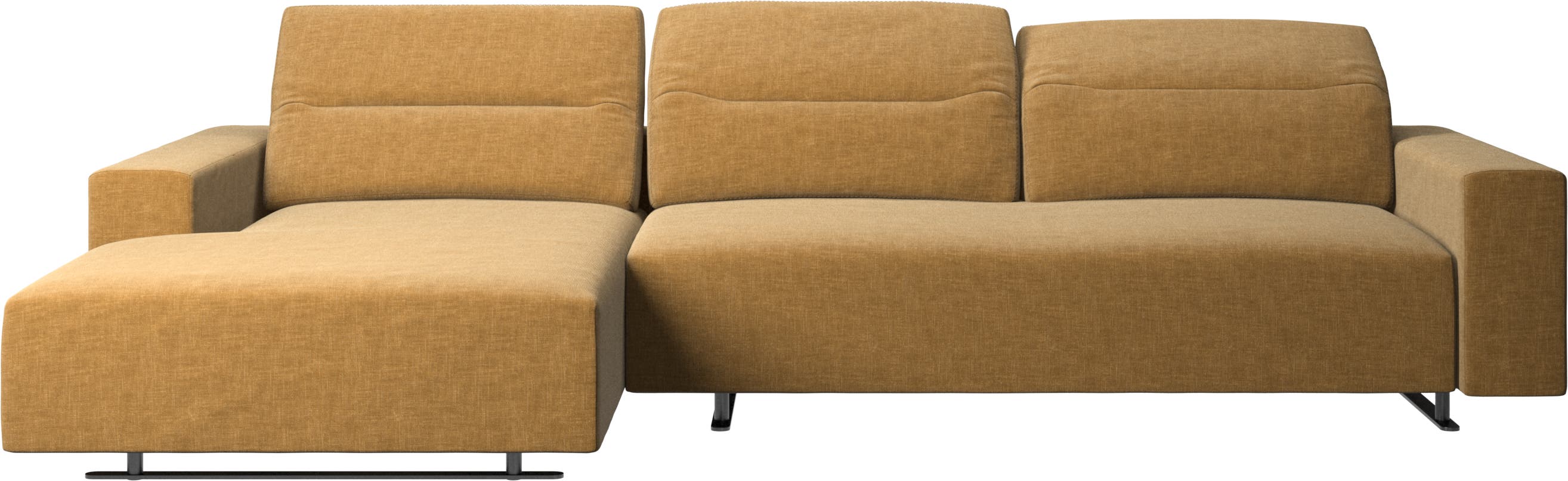 Hampton sofa med justerbar ryg, lounge modul og opbevaring begge sider