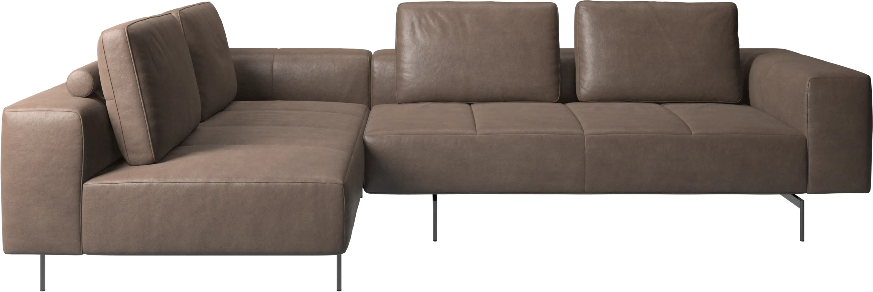Amsterdam corner sofa with lounging unit