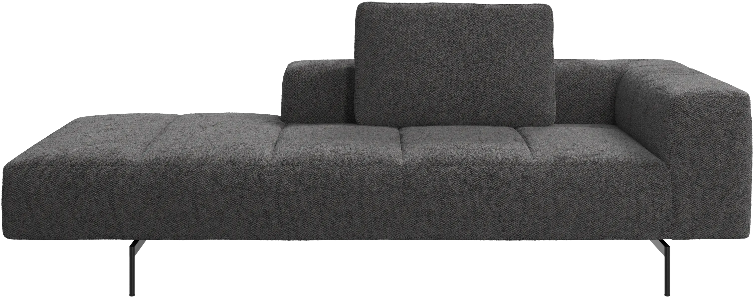 Amsterdam Iounging module for sofa, armrest right, open end left