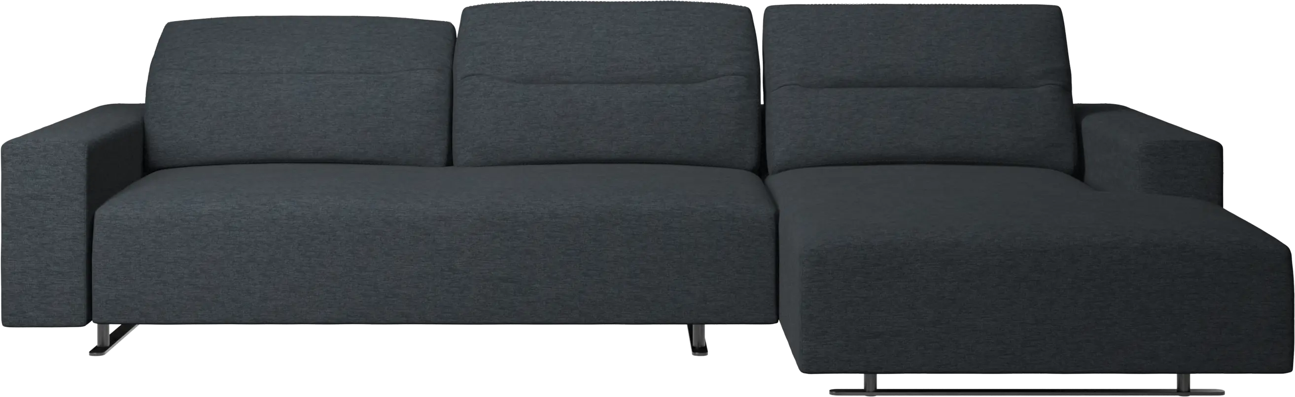 Hampton sofa with adjustable back and resting unit right side