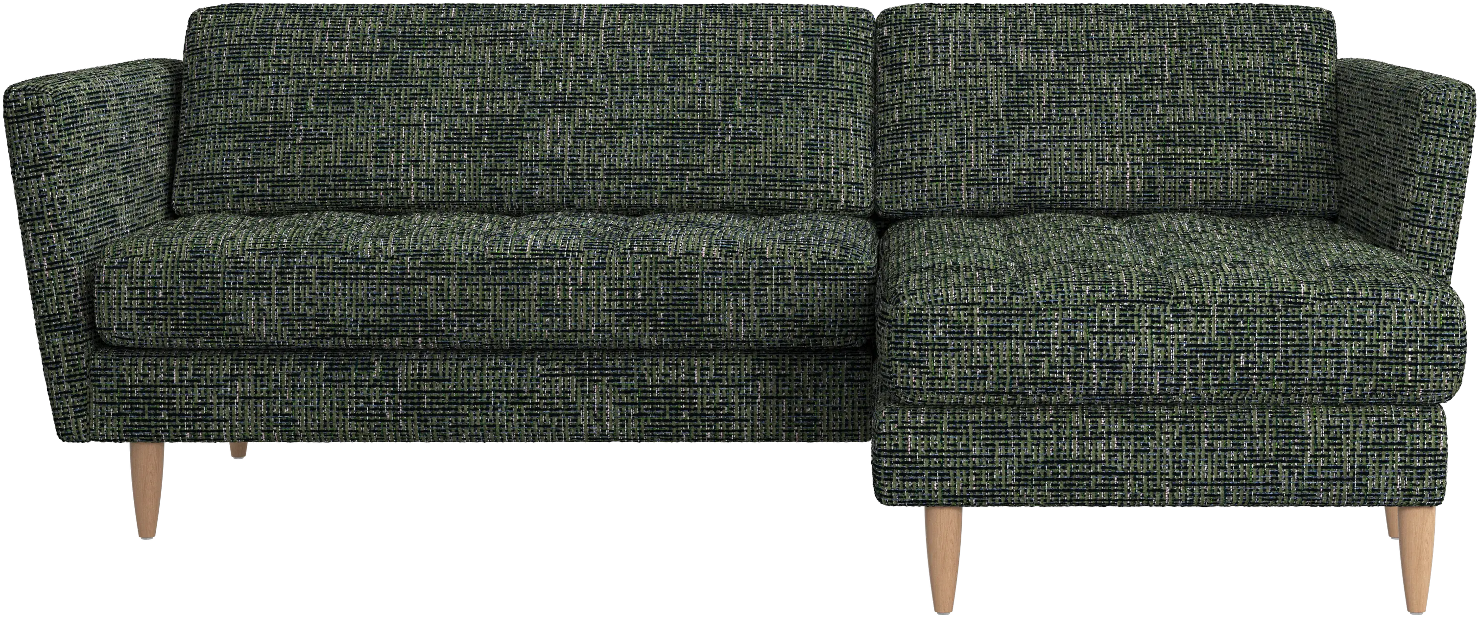 Osaka sofa with resting unit, tufted seat