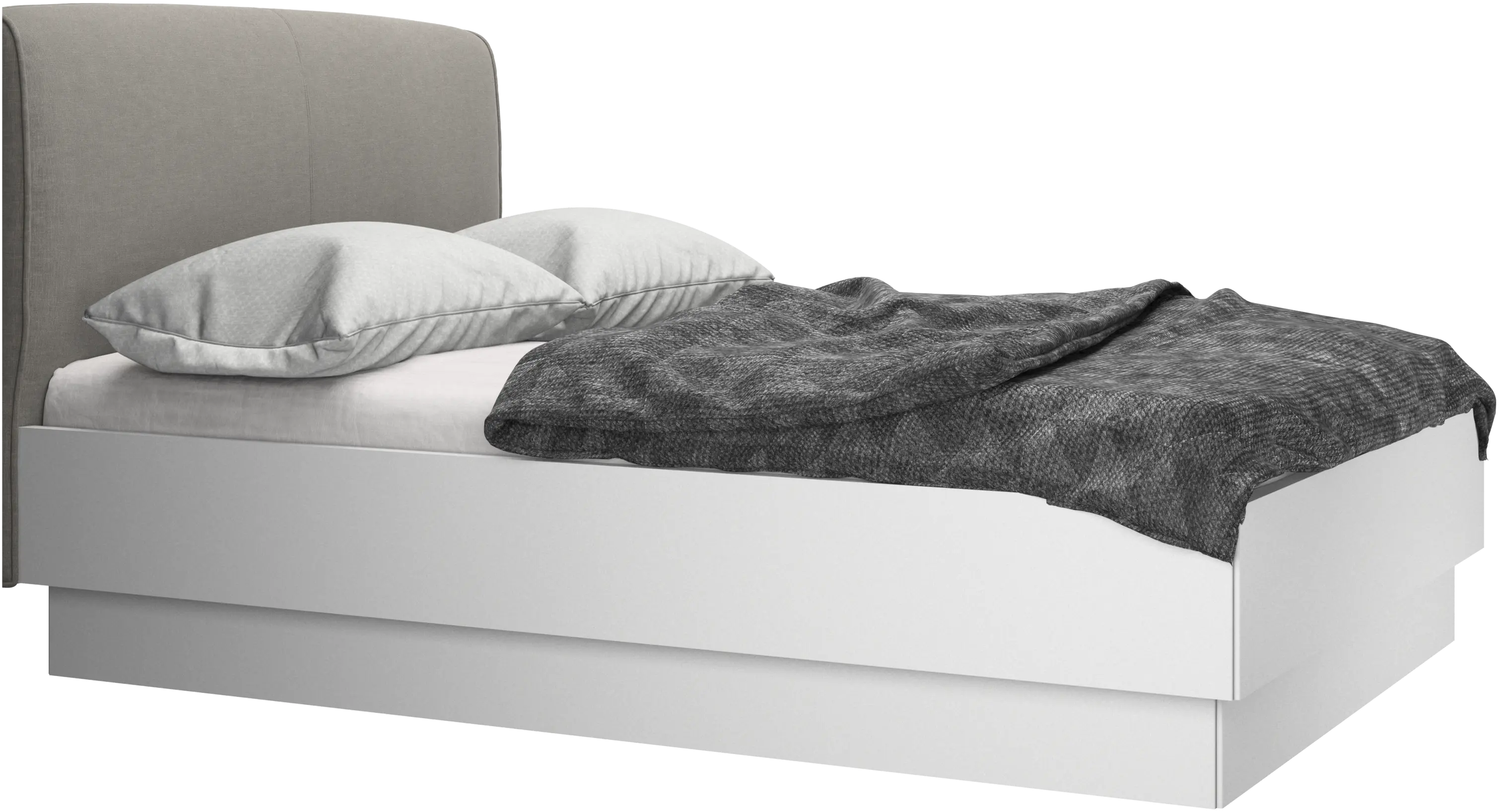 Houston, upholstered bed with storage