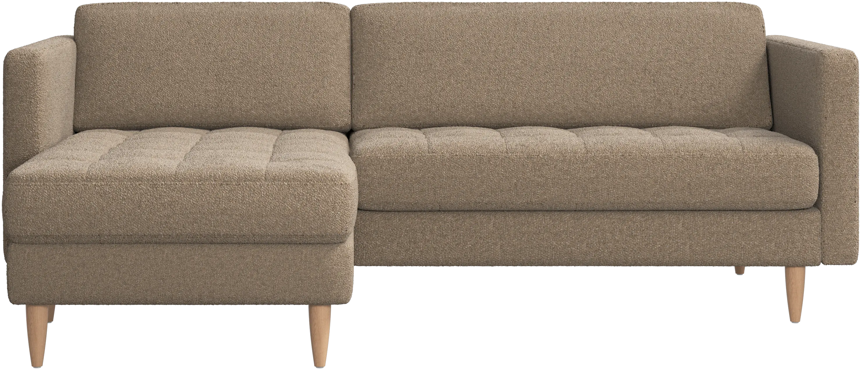 Osaka sofa with resting unit, tufted seat