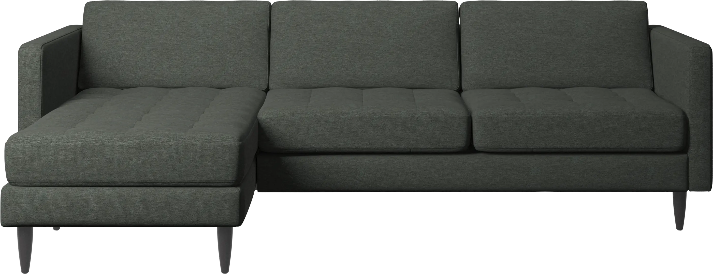 Osaka sofa with resting unit, tufted seat