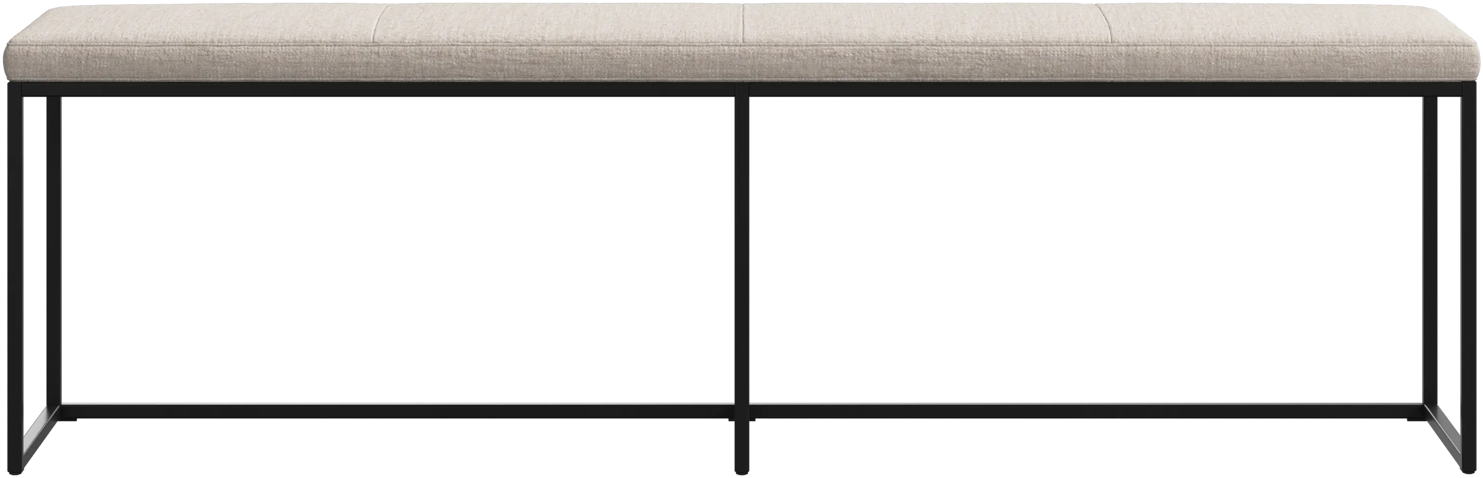 London large bench with cushion