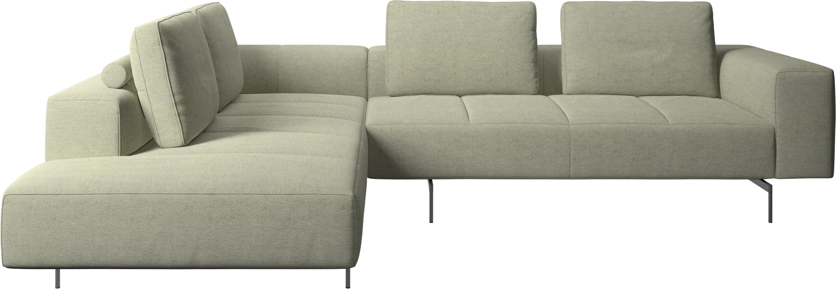 Amsterdam corner sofa with lounging unit