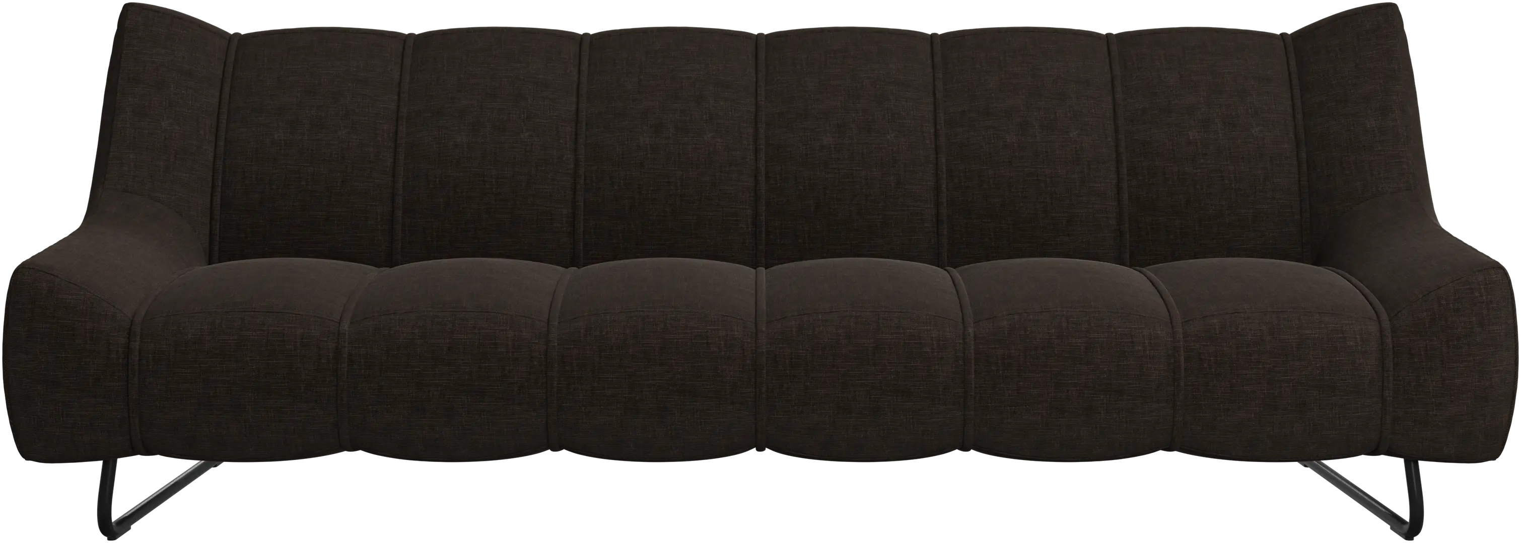 Sofá Nawabari de 3 plazas, patas bajas