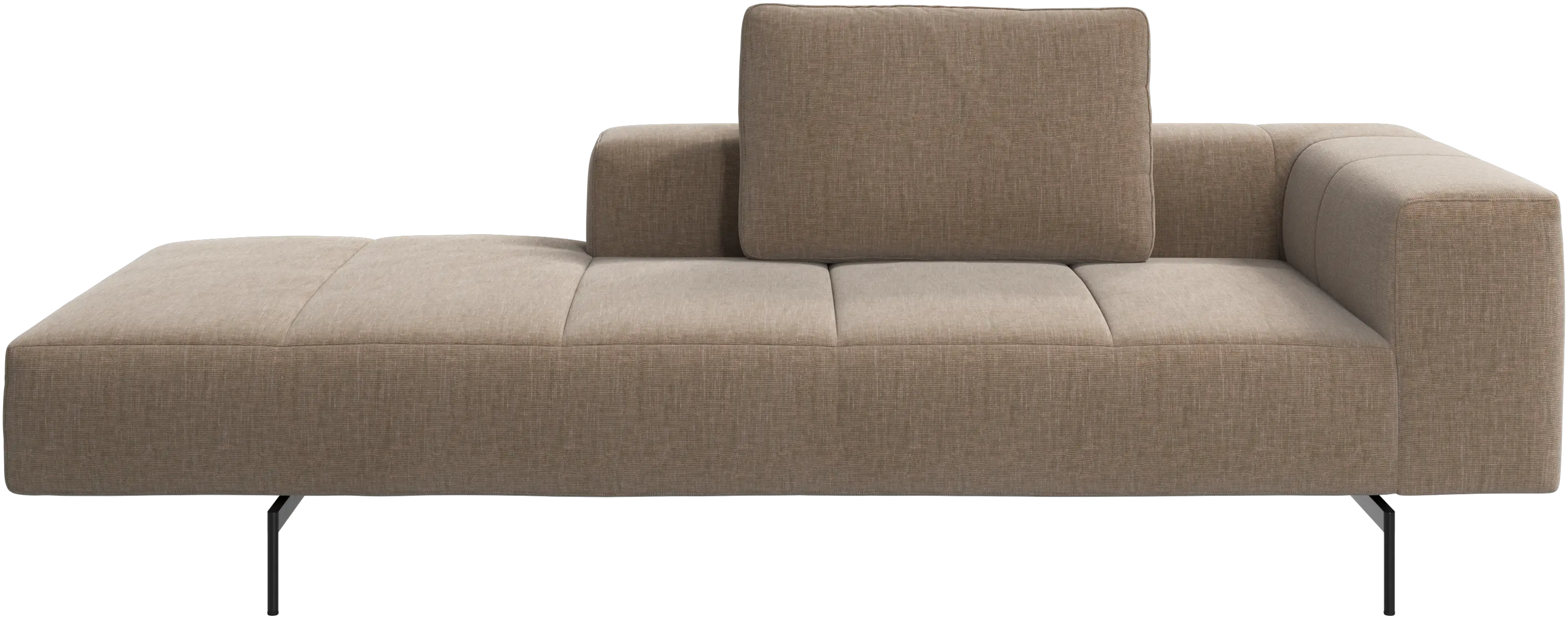 Amsterdam Iounging module for sofa, armrest right, open end left