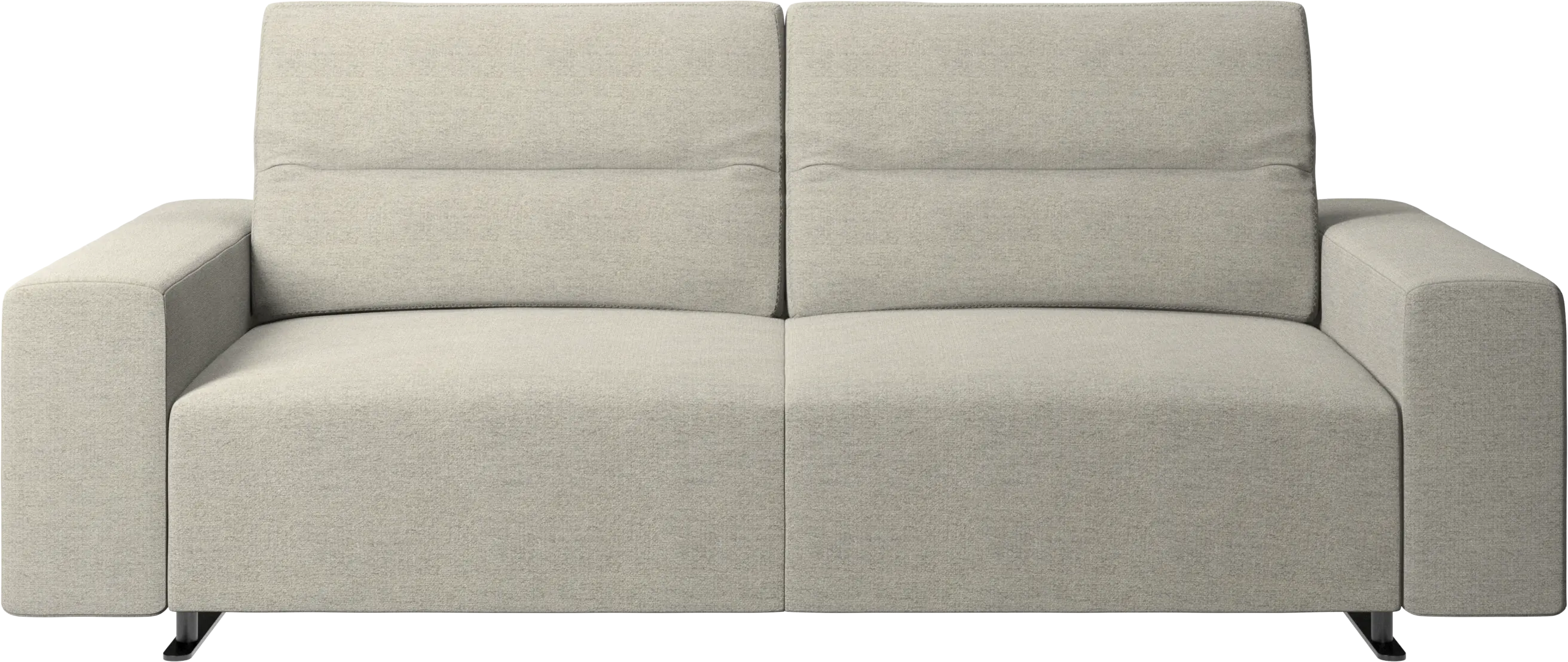 Hampton sofa with adjustable back and storage on the left side