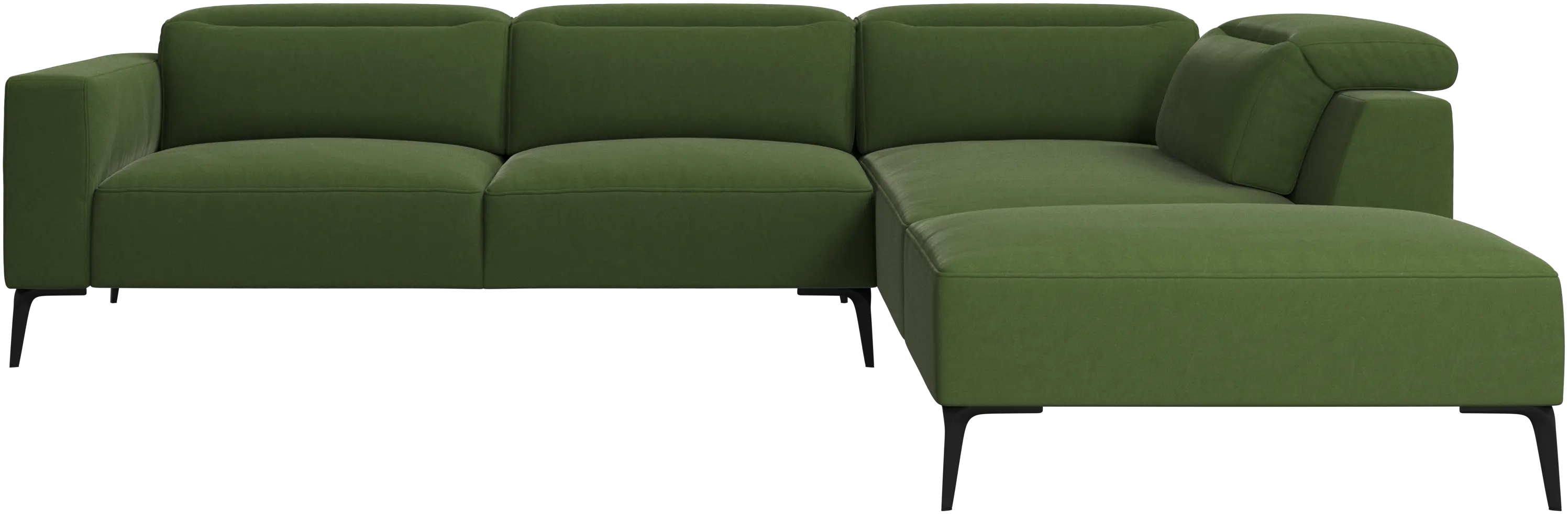 Zürich corner sofa with lounging unit