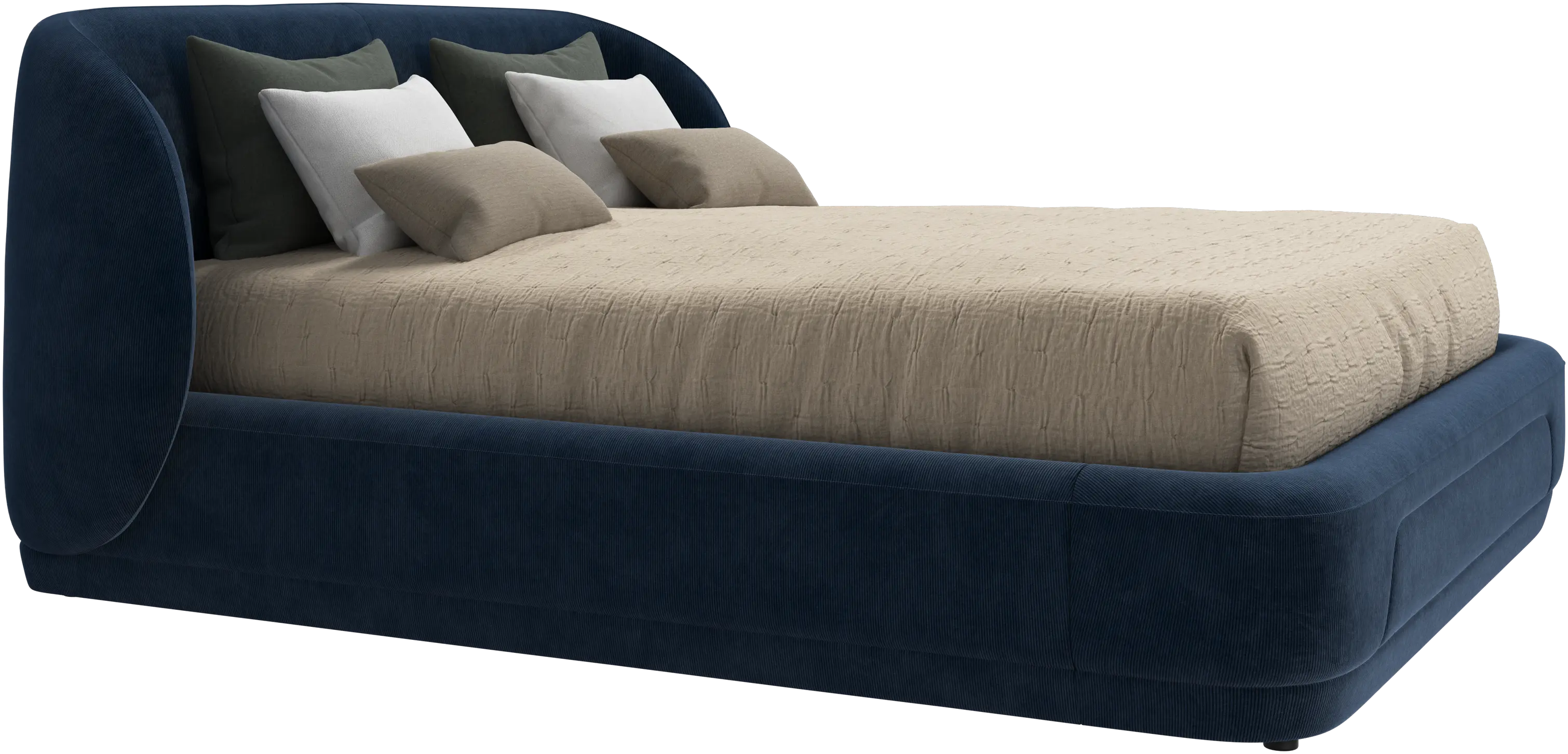 Bolzano bed with slats - W152,5xL203cm