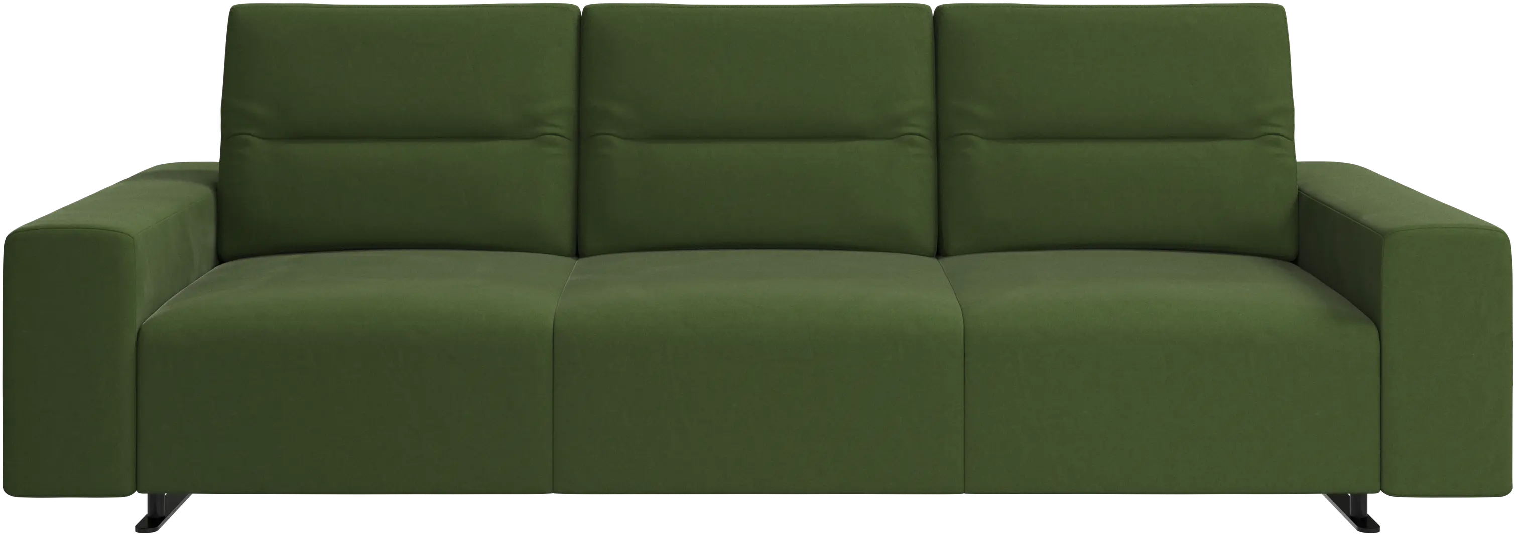 Hampton sofa with adjustable back and storage on the left side