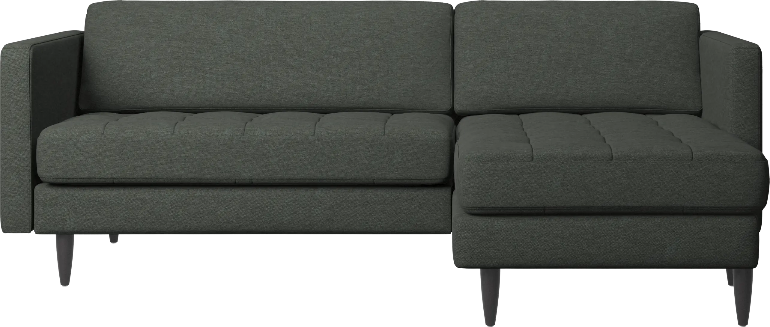 Osaka sofa with resting unit, tufted seat
