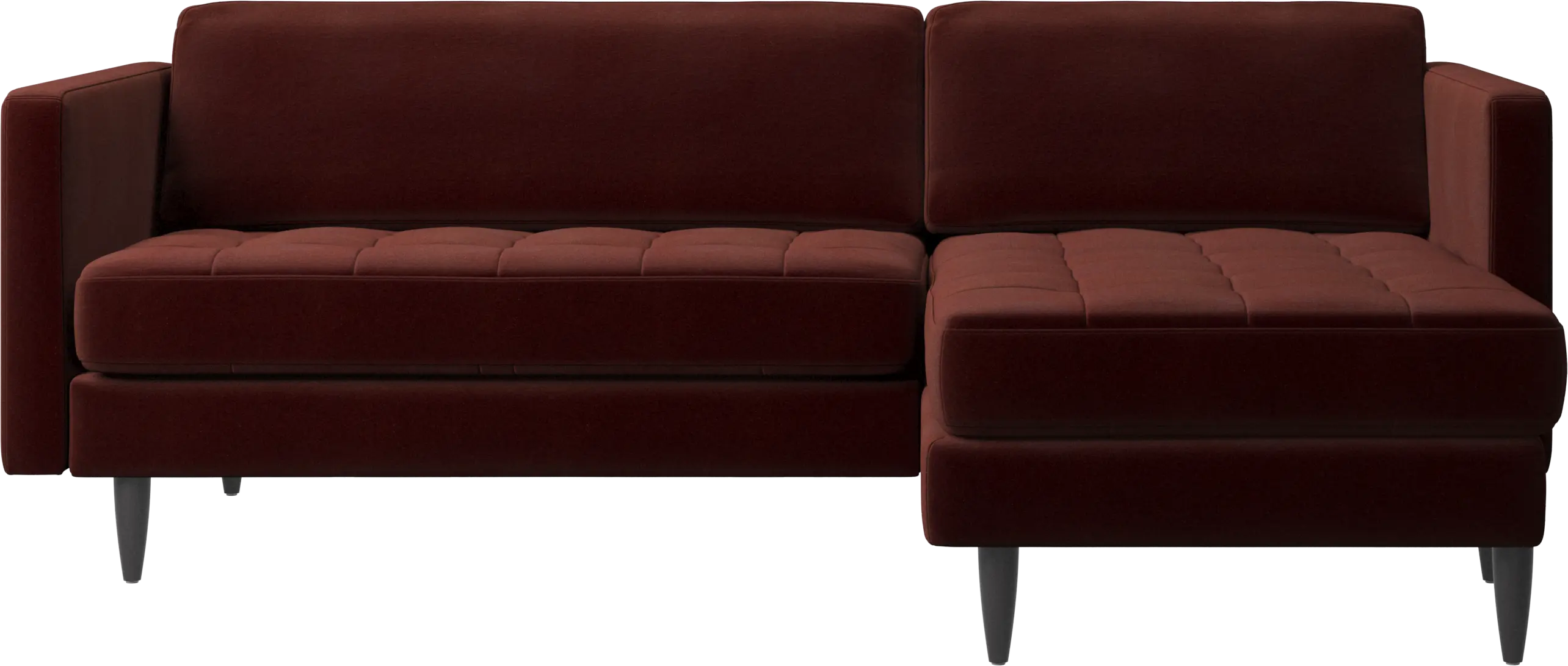 Osaka sofa with resting unit, tufted seat