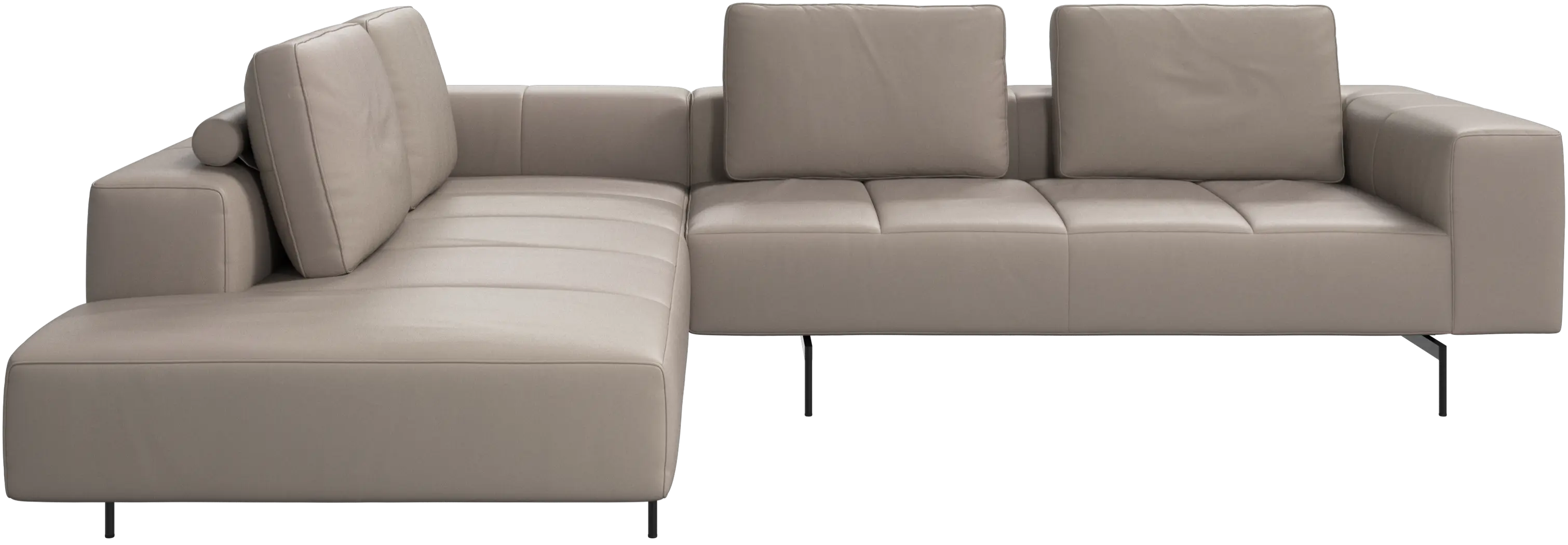 Amsterdam corner sofa with lounging unit
