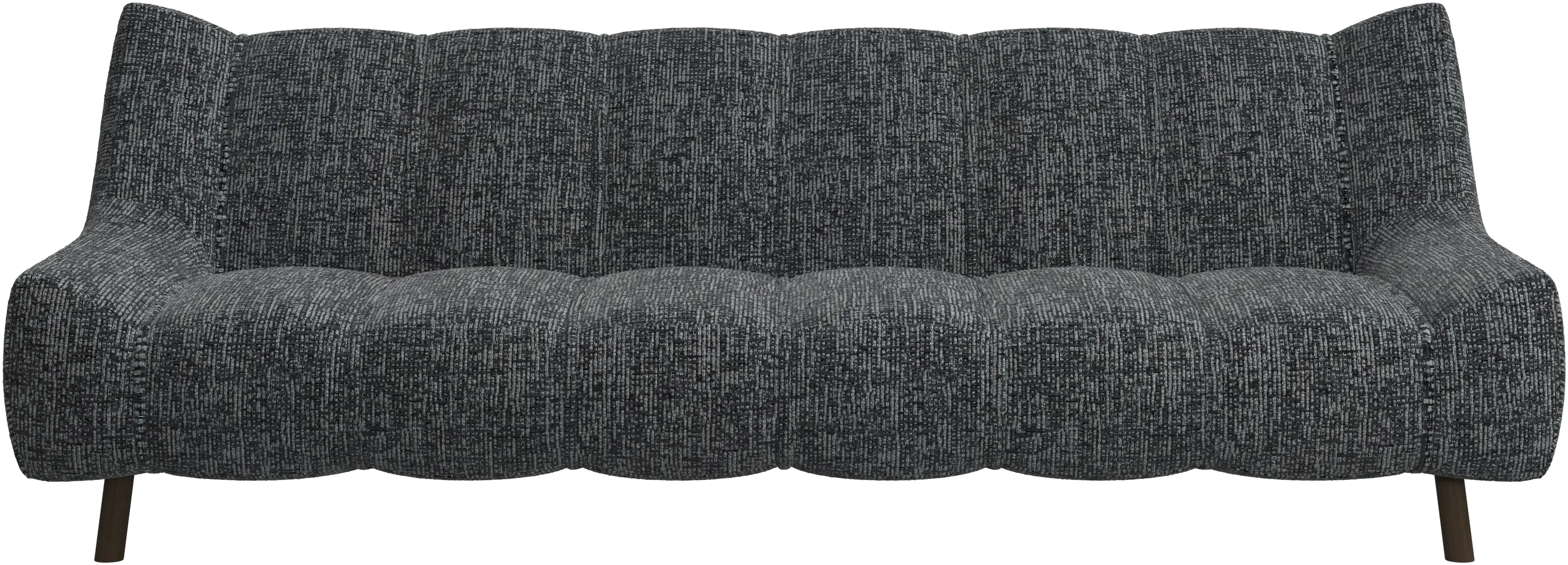 Canapé 3 places Nawabari, jambe en bois