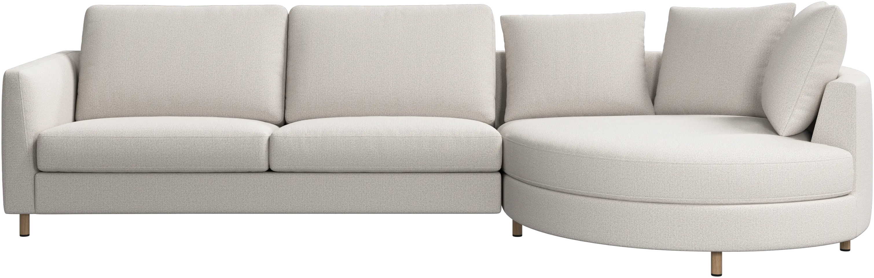 Sofa Indivi z szezlongiem po prawej stronie