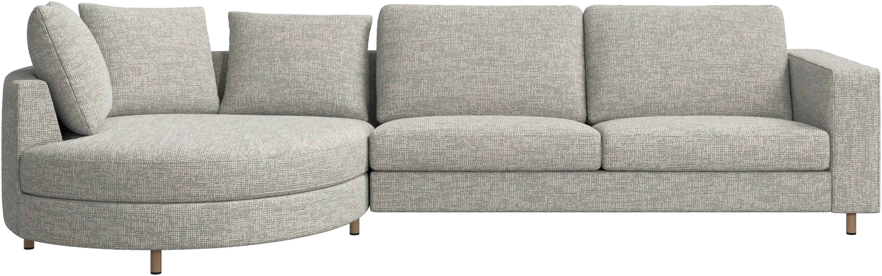 Indivi sofa with chaise longue left