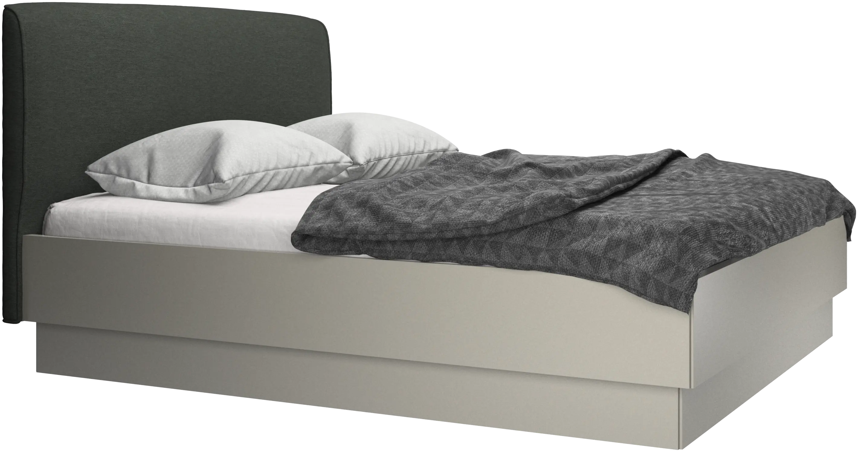 Houston, cama tapizada con almacenamiento